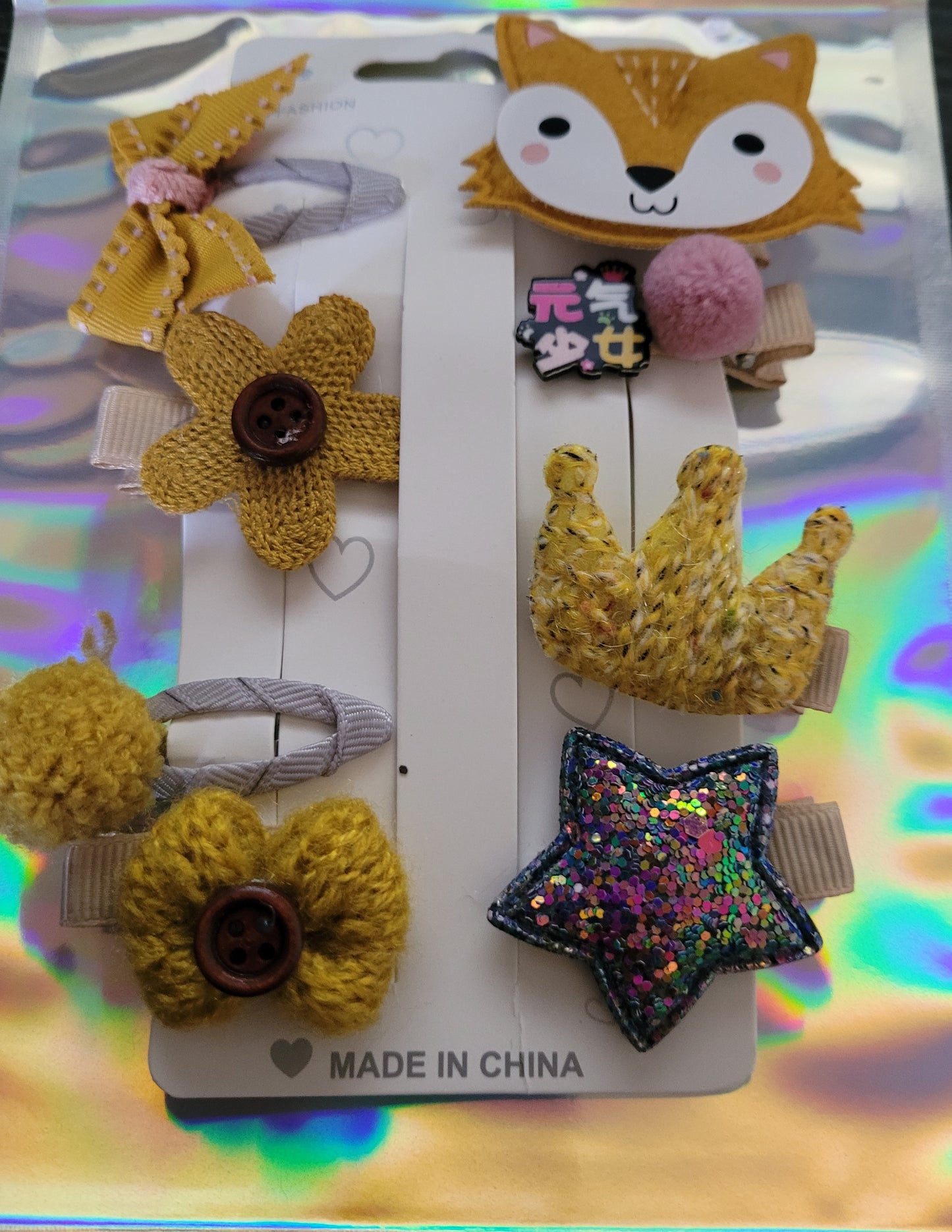 Cute Yellow Hair Accessories