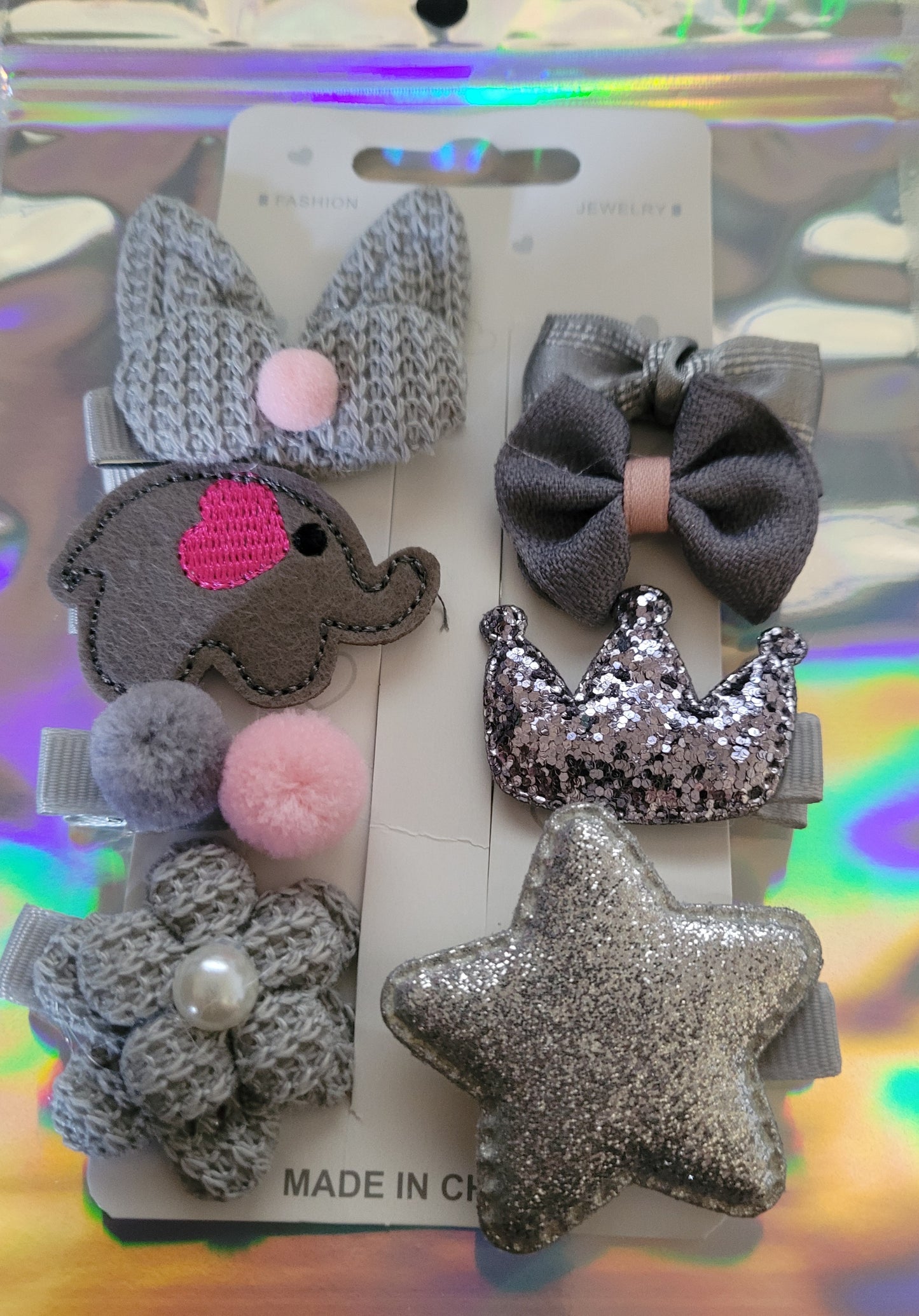 Cute Grey Hair Accessories