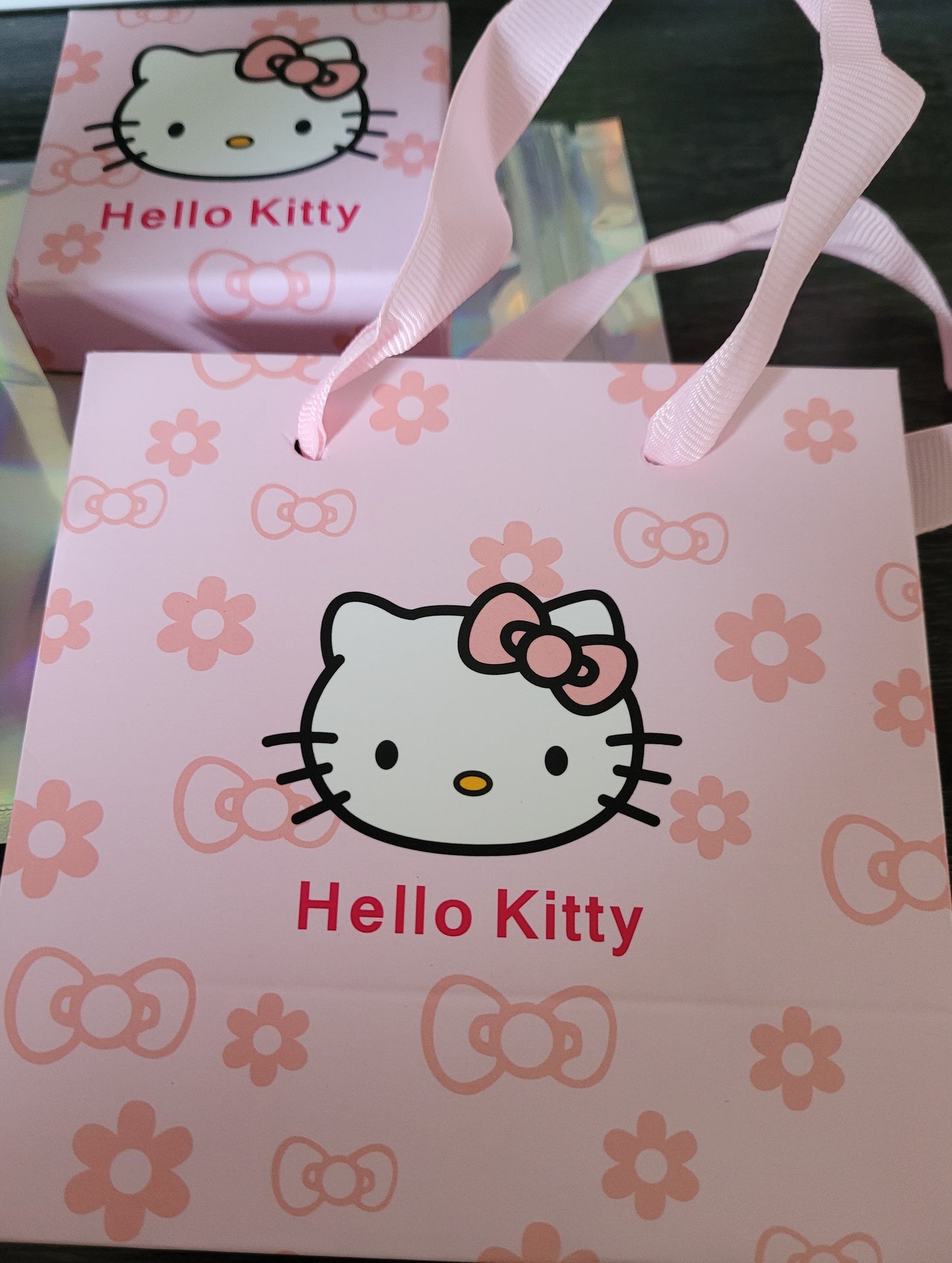 Kids Hello Kitty Necklace and Adjustable Ring