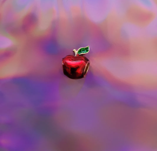 Cute Small Red Apple Charm