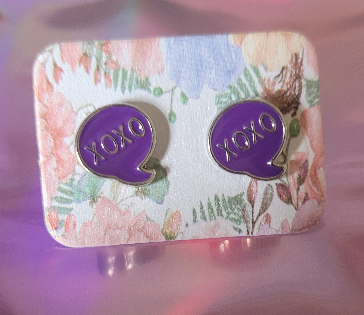 Xoxo Speech Bubble Earrings