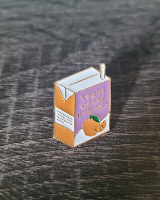 Tears of my Enemies pin badge