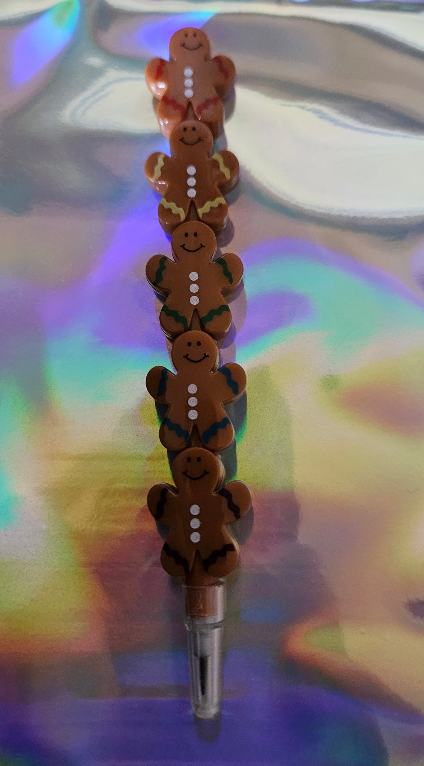 Gingerbread Man Stackable Pencil