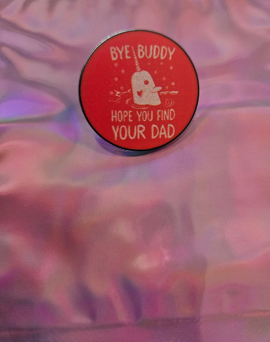 Buddy The Elf Inspired Pin Badge