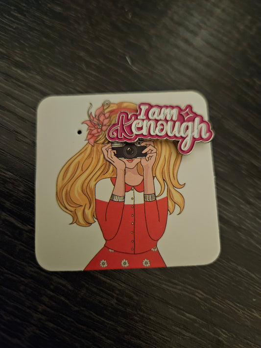 I am Kenough Barbie Inspired Pin Badge