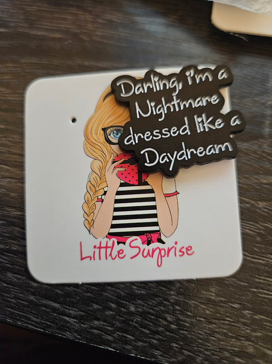 T Swift Inspired Pin Badge