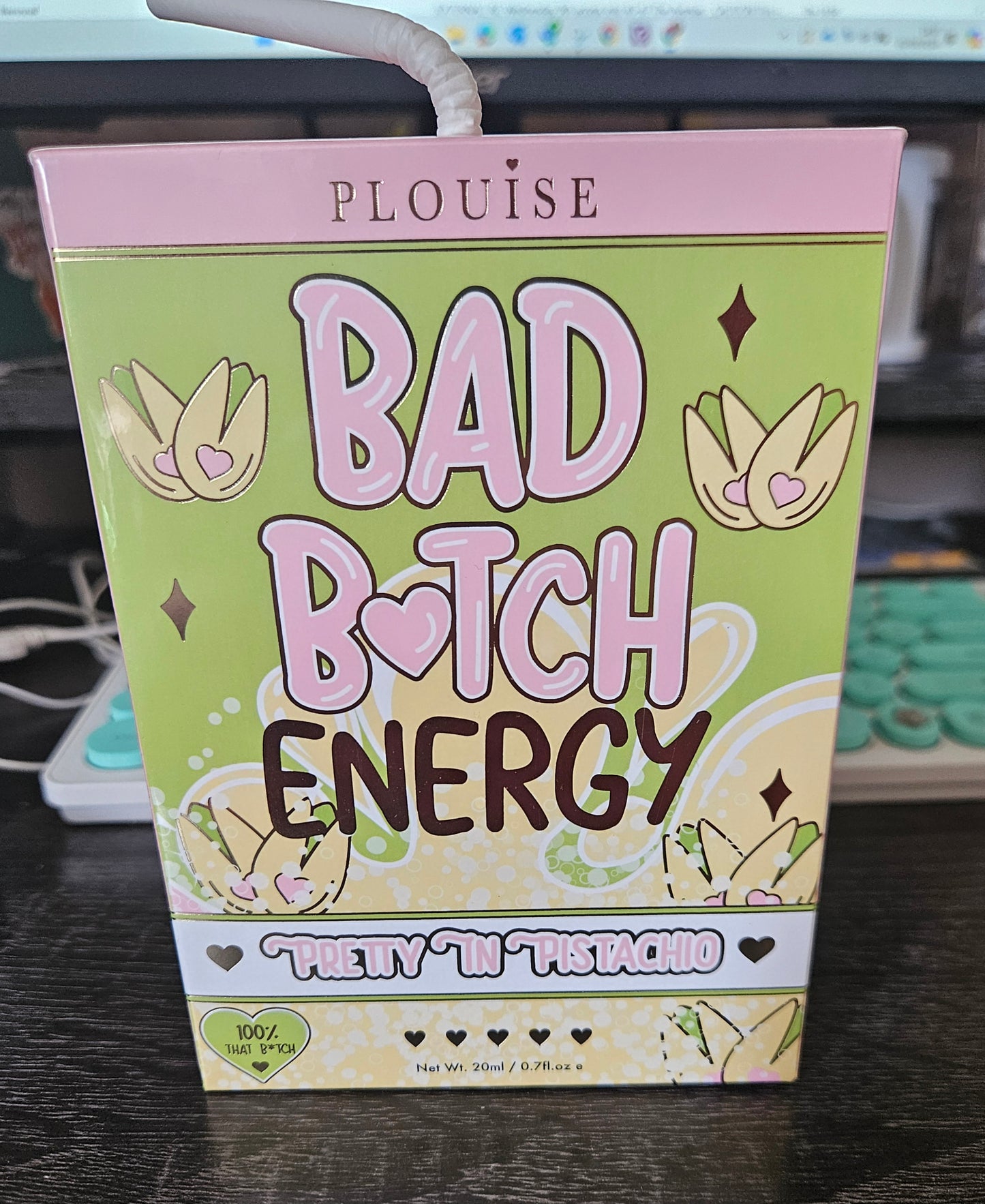 plouise bad bitch energy lip duo - pretty in pistachio