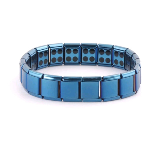 Chunky Blue Link Bracelet