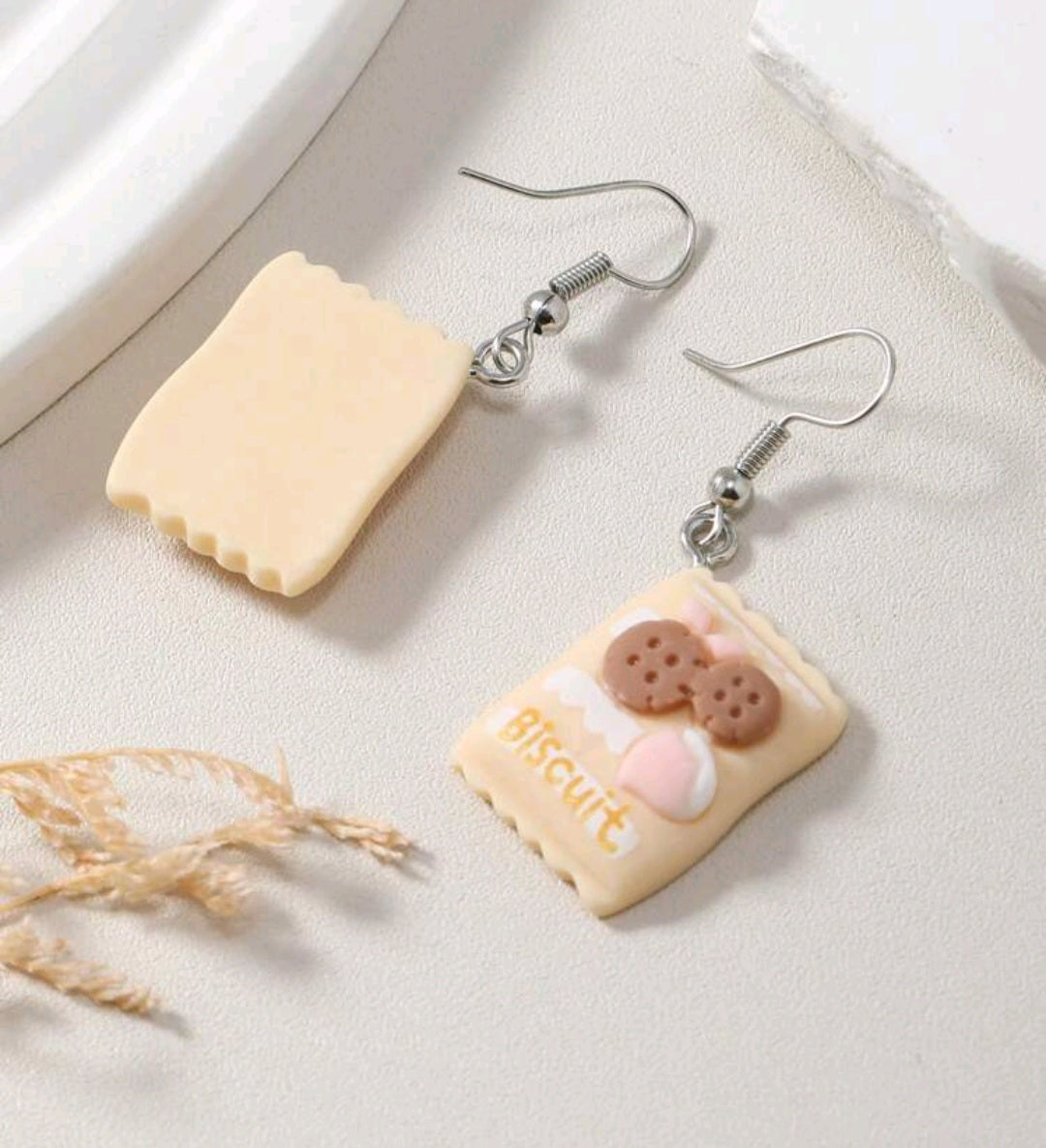 Cute Biscuit Novelty Earrings