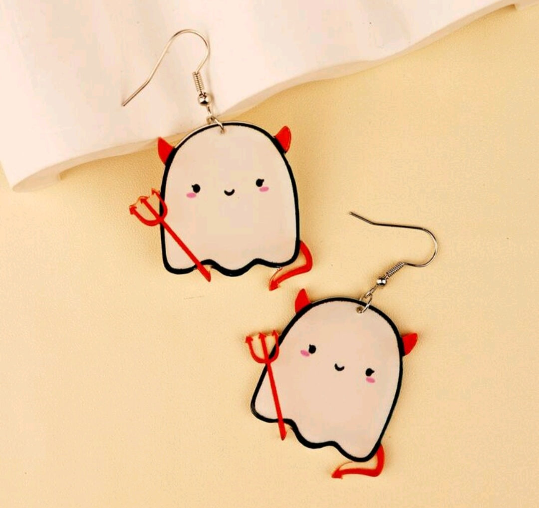 Cute Devil Ghost Earrings