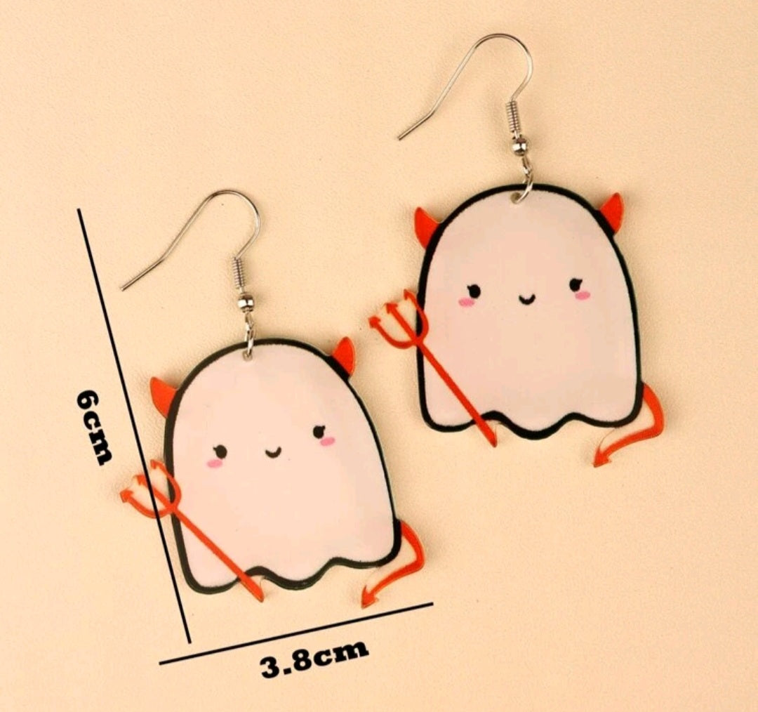 Cute Devil Ghost Earrings