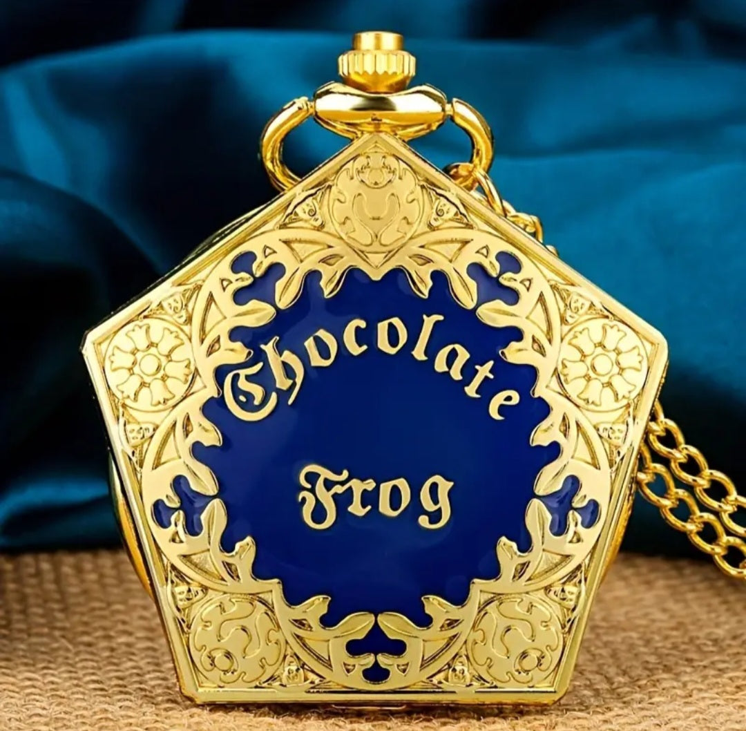 Chocolate Frog Harry Potter Inspired Small Pocket Watch