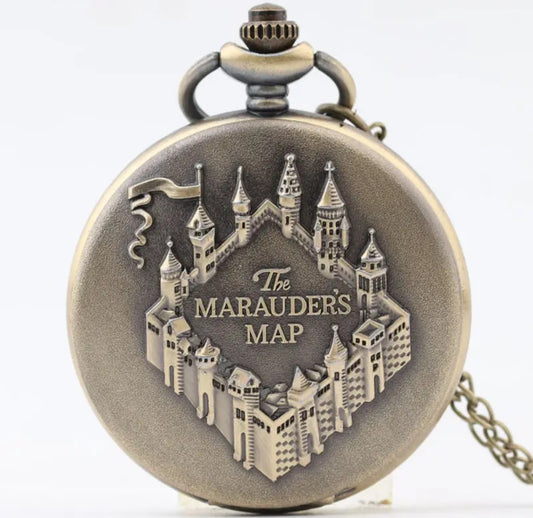 Marauders Map Harry Potter Inspired Small Pocket Watch