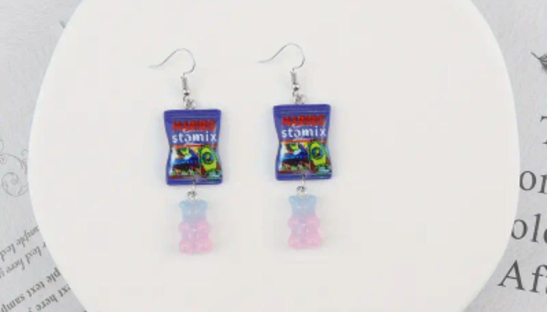 Haribo Starmix Novelty Earrings