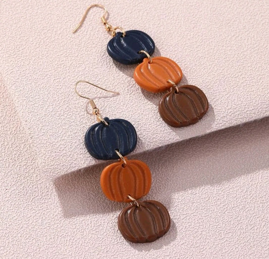 Pumpkin Drop Earrings