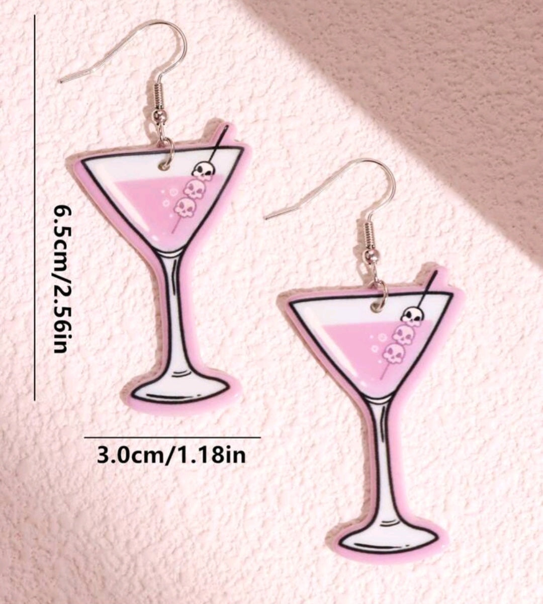 Oversized Skull Cocktail Earrings