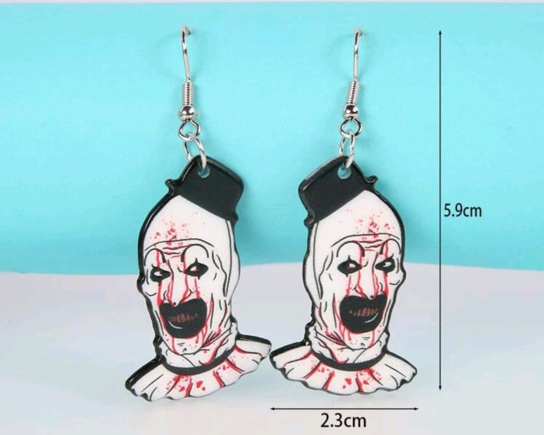 Terrifier Inspired Earrings