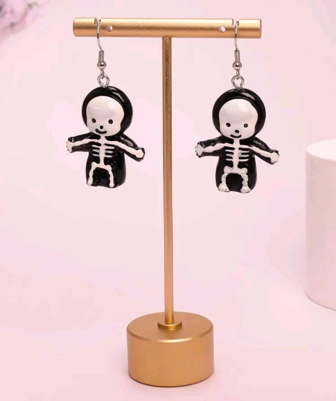 Baby Skeleton Drop Earrings