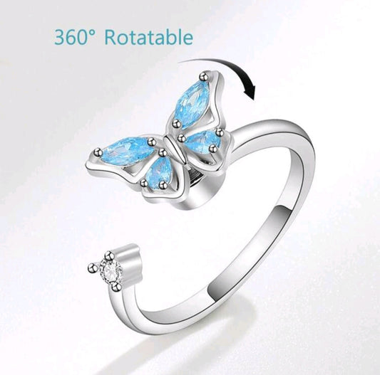 Butterfly Rotatable Ring