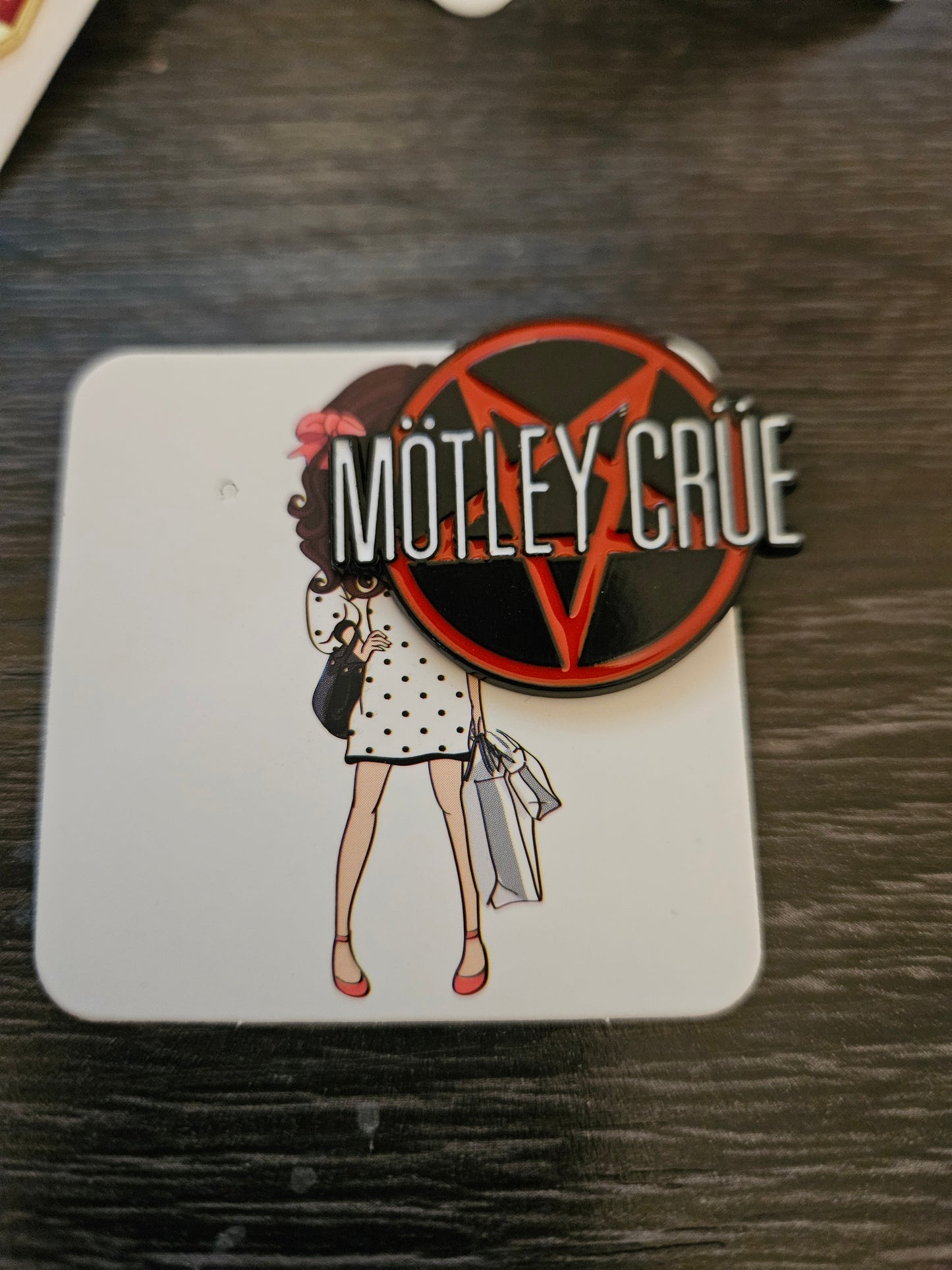 Motley Crue Pin Badge