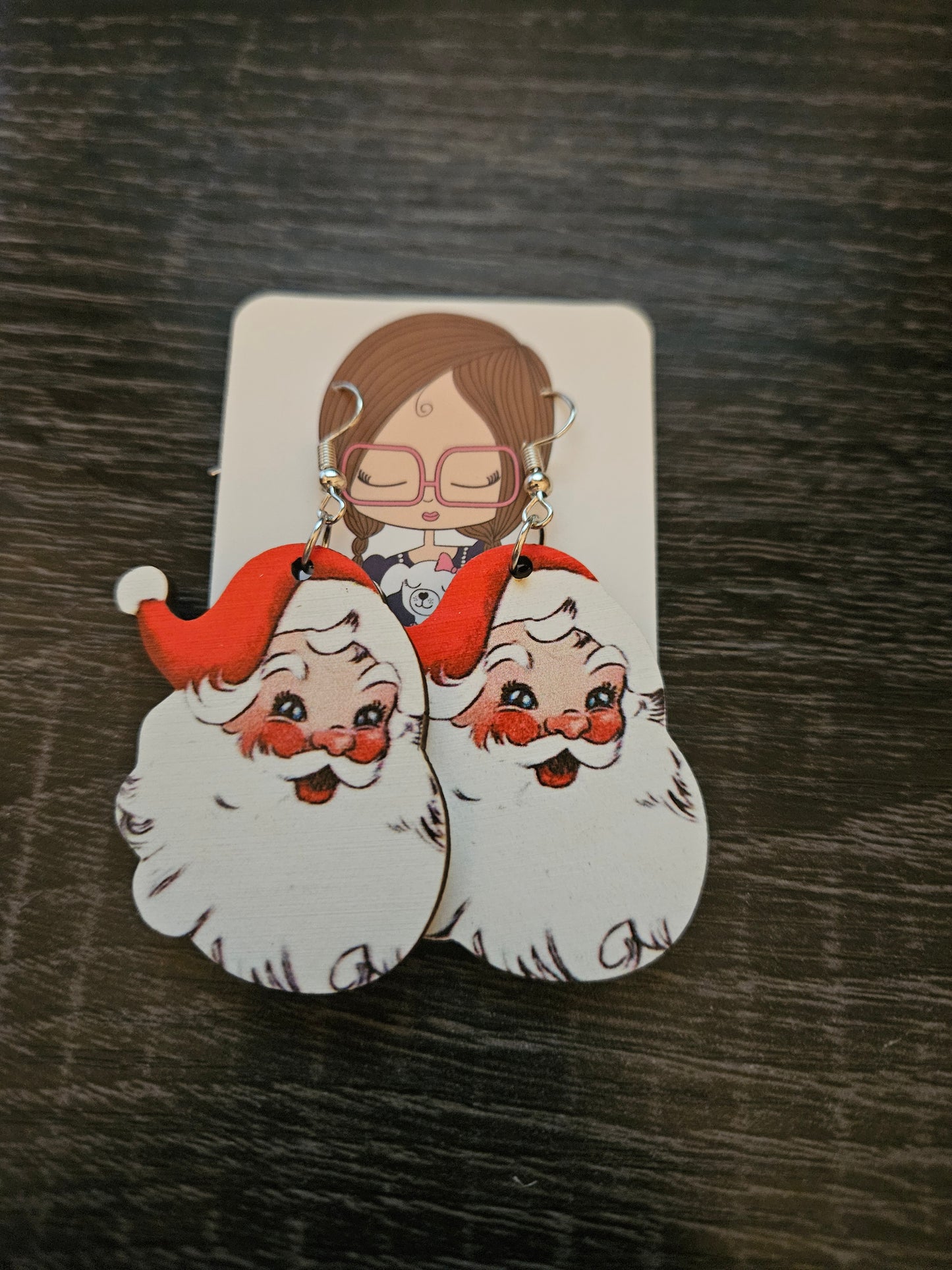 Santa Earrings