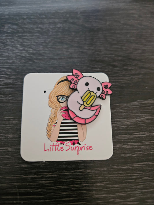 Axolotl Icelolly Pin Badge