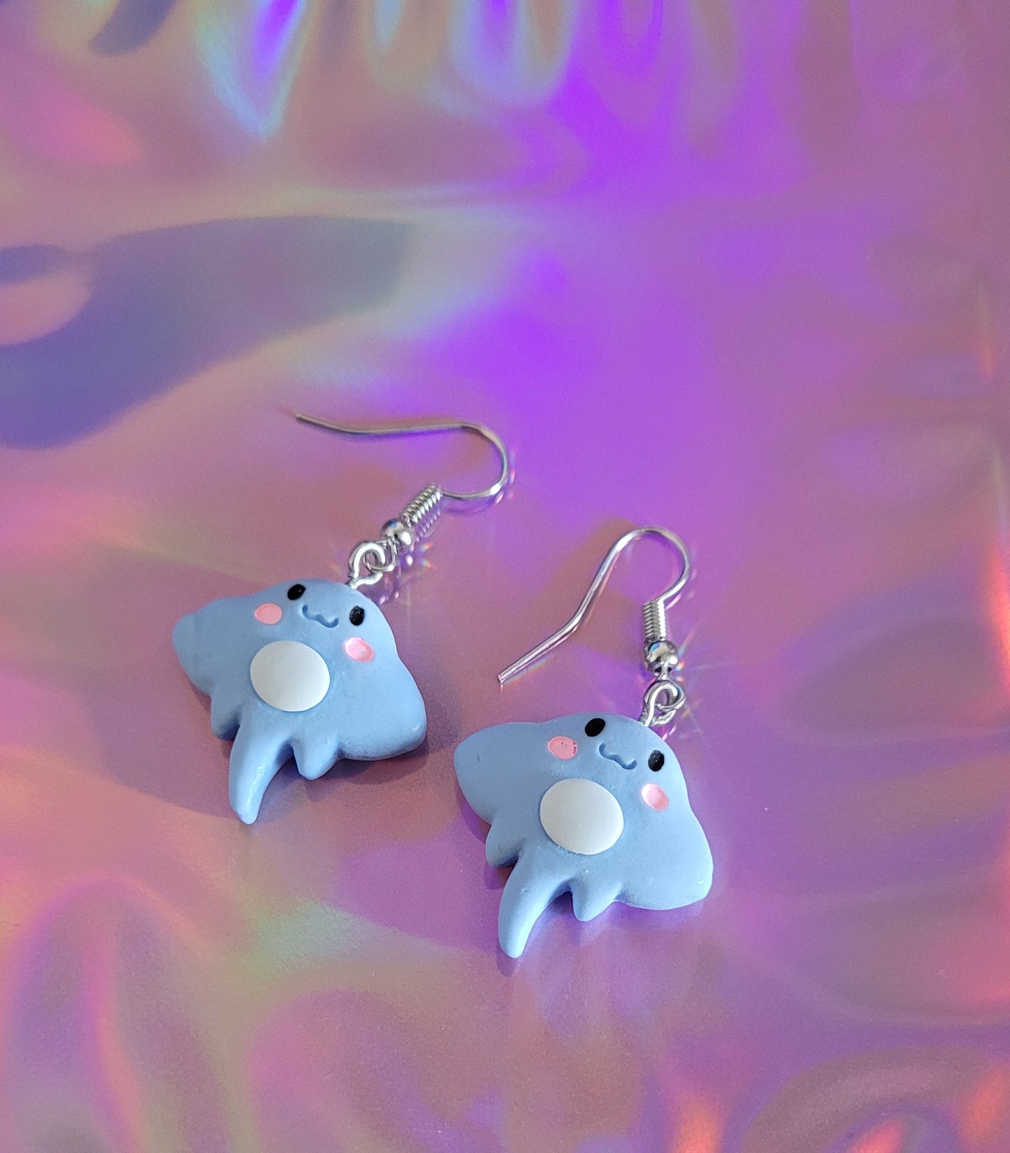 Sting Ray Cute Novelty Earrings