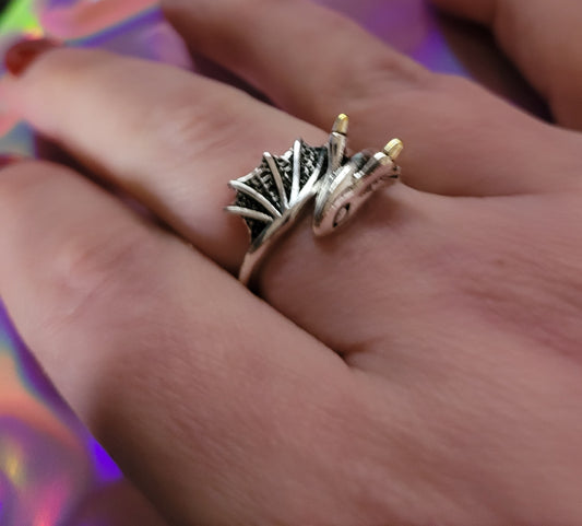 Cute Dragon Wrap Ring