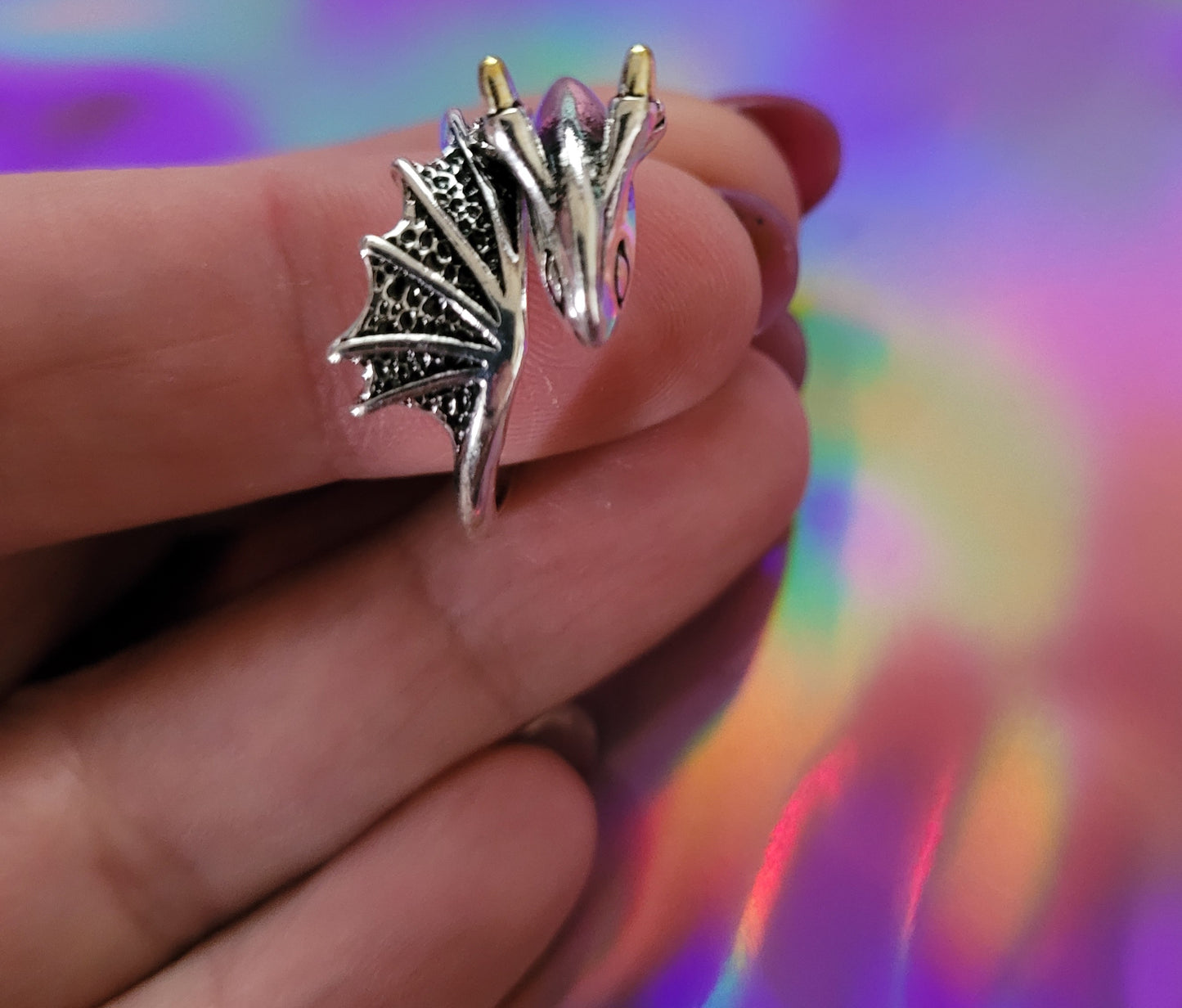 Cute Dragon Wrap Ring